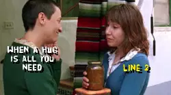 When a hug is all you need meme