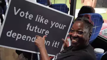 Vote like your future depends on it! meme