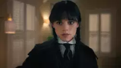 Wednesday Addams: Staring down trouble meme