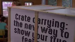 Crate carrying: the new way to show your true feelings? meme