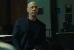 J.K. Simmons Points At Something 