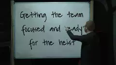 Getting the team focused and ready for the heist meme