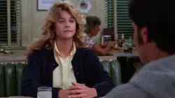 That moment when Sally Albright and Meg Ryan walk into a diner and everyone else falls silent meme