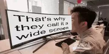 That's why they call it a wide screen meme
