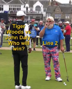 Tiger Woods vs John Daly: Who will win? meme