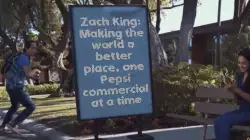 Zach King: Making the world a better place, one Pepsi commercial at a time meme