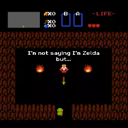 I'm not saying I'm Zelda but... meme