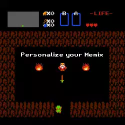 Old Zelda Arcade Game Display 