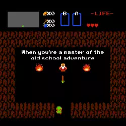 When you're a master of the old school adventure meme