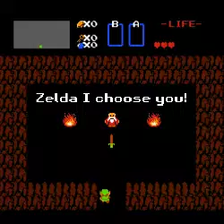 Zelda I choose you! meme
