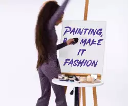 Painting, but make it fashion meme