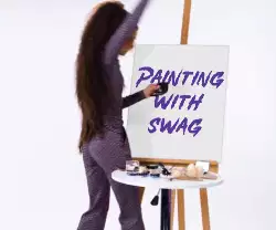 Painting with swag meme