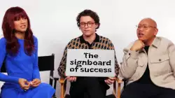 The signboard of success meme