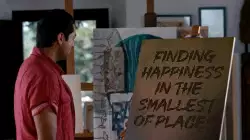 Finding happiness in the smallest of places meme