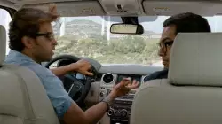 When you're driving and talking, but reality hits you meme