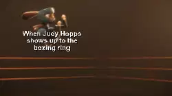When Judy Hopps shows up to the boxing ring meme