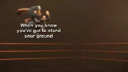 When you know you've got to stand your ground meme
