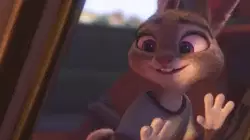 Looking out on the tracks, Judy Hopps bids Zootopia farewell meme