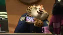 What do you do when your phone goes off in a Zootopia police station? meme