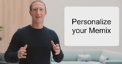 Zuckerberg Giving Presentation At Facebook 